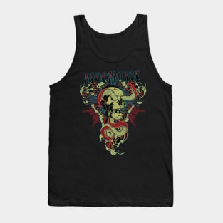 skull and snake Tank Top